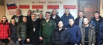 Священник благословил новобранцев на военную службу